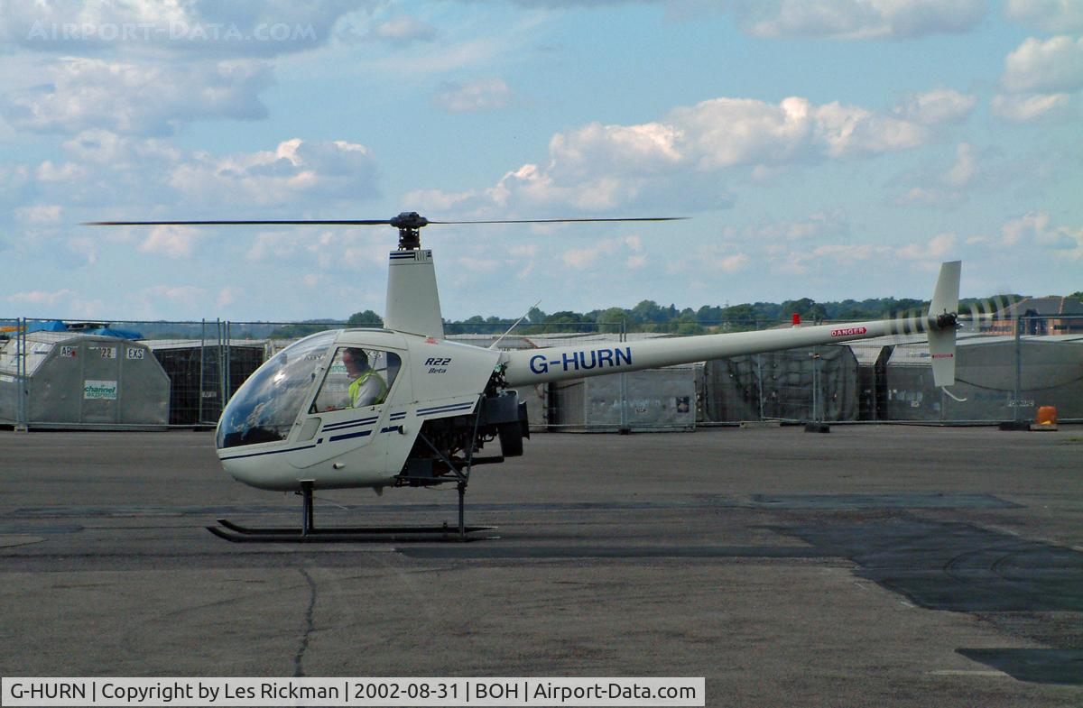 G-HURN, 1990 Robinson R22 Beta C/N 1441, Robinson R-22B