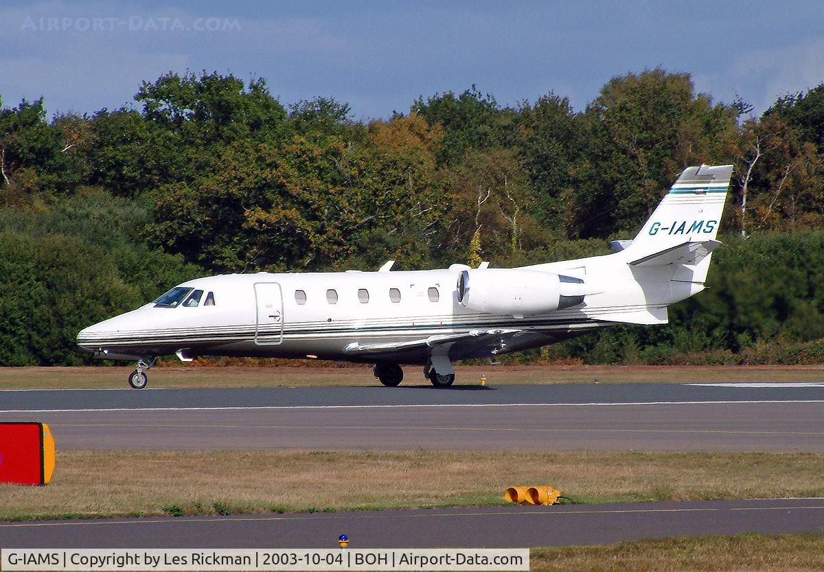 G-IAMS, 2001 Cessna 560XL Citation Excel C/N 560-5183, Cessna 560XL