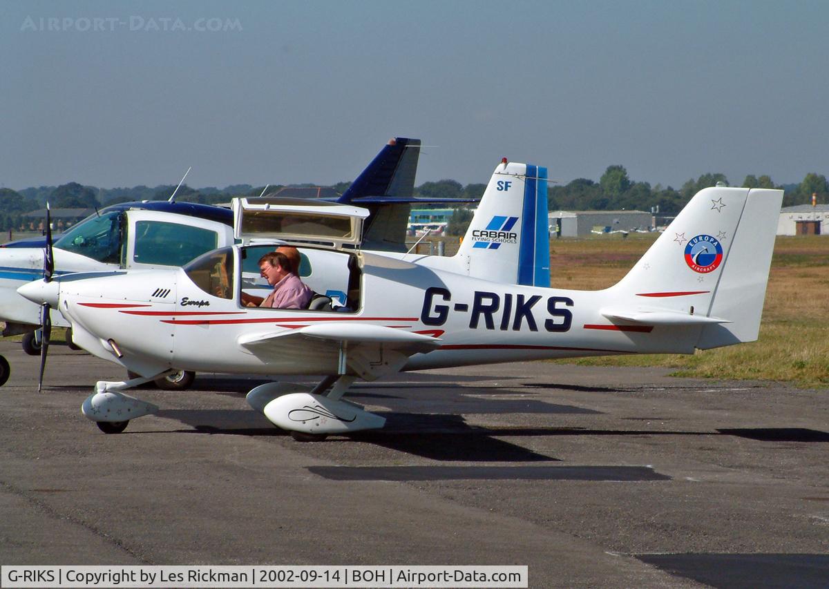 G-RIKS, 2002 Europa XS Tri-Gear C/N PFA 247-13329, Shaw Europa XS