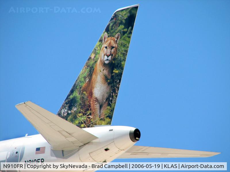 N910FR, 2002 Airbus A319-112 C/N 1781, Frontier Airlines - 'Cougar' / 2002 Airbus A319-112 / I got 'em by the tail but missed the rest!