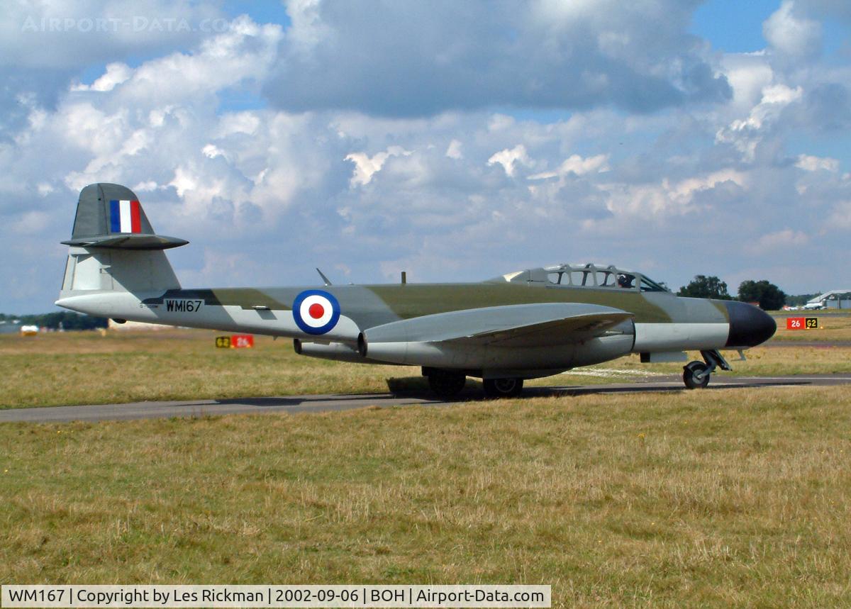 WM167, 1952 Gloster Meteor TT.20 C/N S4/U/2342, Gloster Meteor NF.11