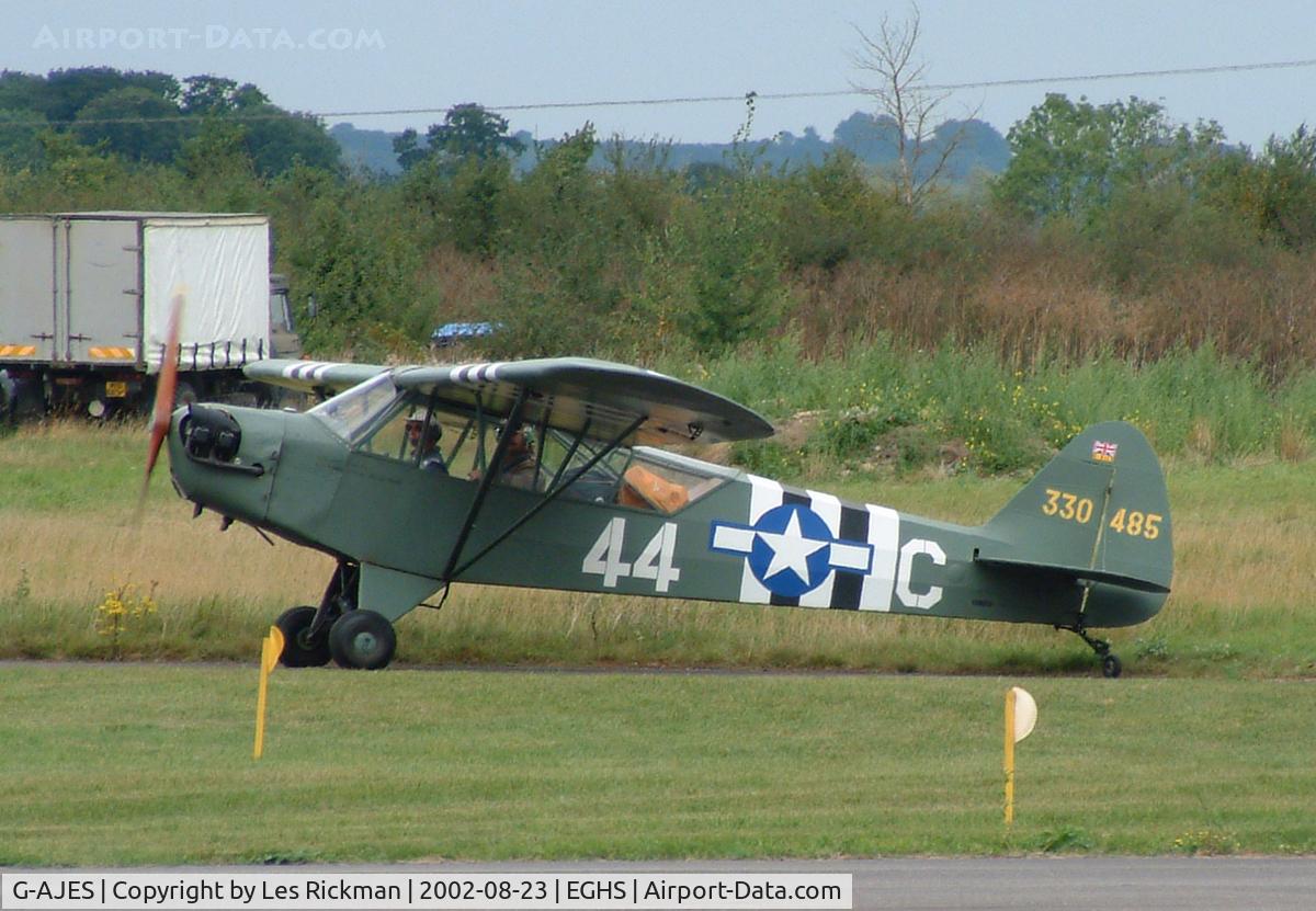 G-AJES, 1943 Piper L-4J Grasshopper (J3C-65D) C/N 11602, Piper J-3C-65 Cub (G-AJES)