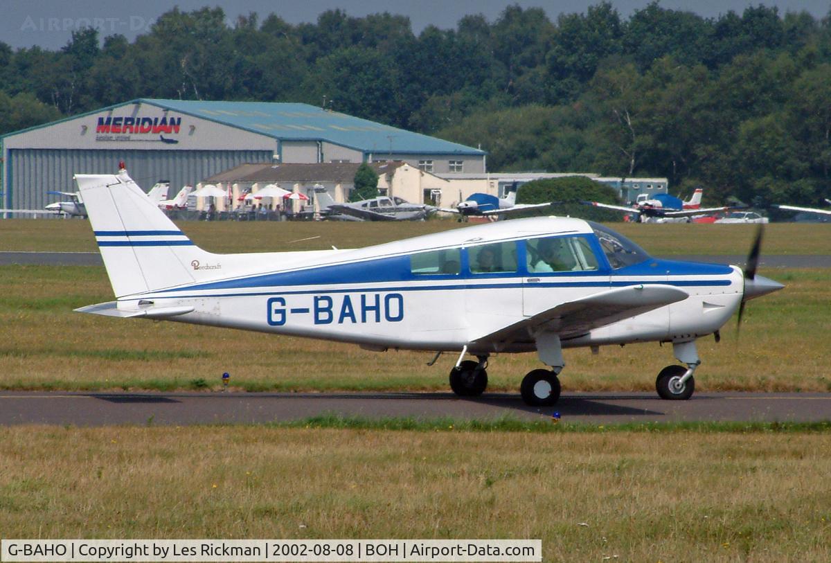 G-BAHO, 1972 Beech C23 Sundowner 180 Sundowner 180 C/N M-1456, Beech C.23 Sundowner