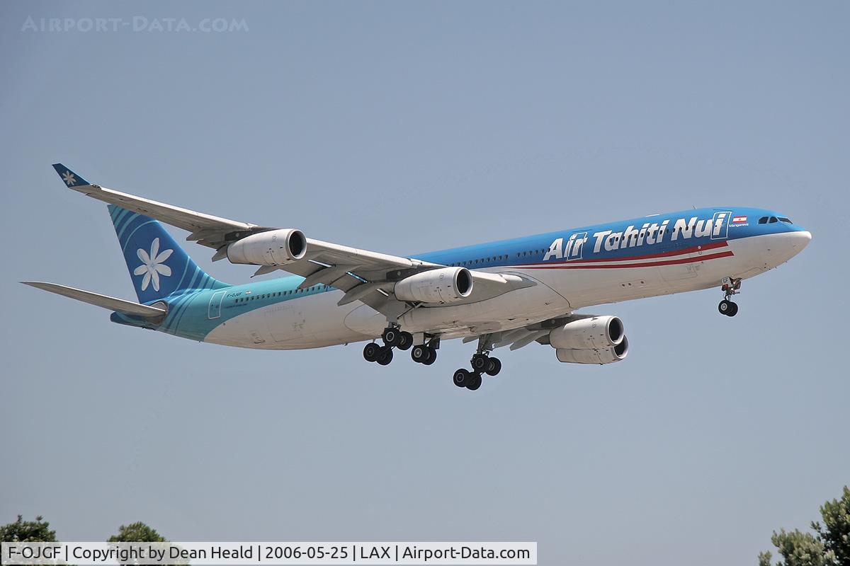 F-OJGF, 2001 Airbus A340-313 C/N 385, Air Tahiti Nui F-OJGF 