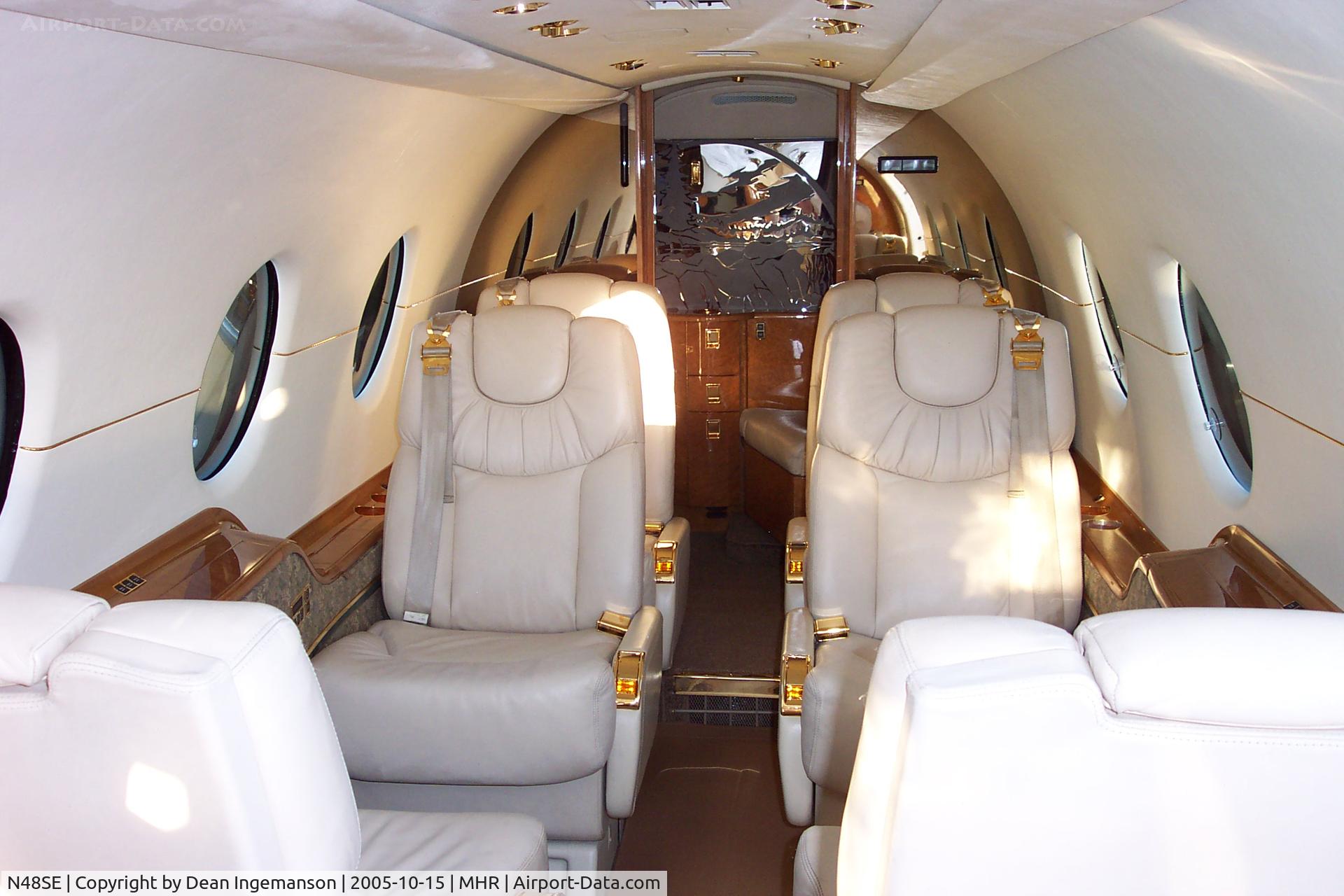N48SE, 1992 Beech 400A Beechjet C/N RK-48, Interior Beechjet 400A