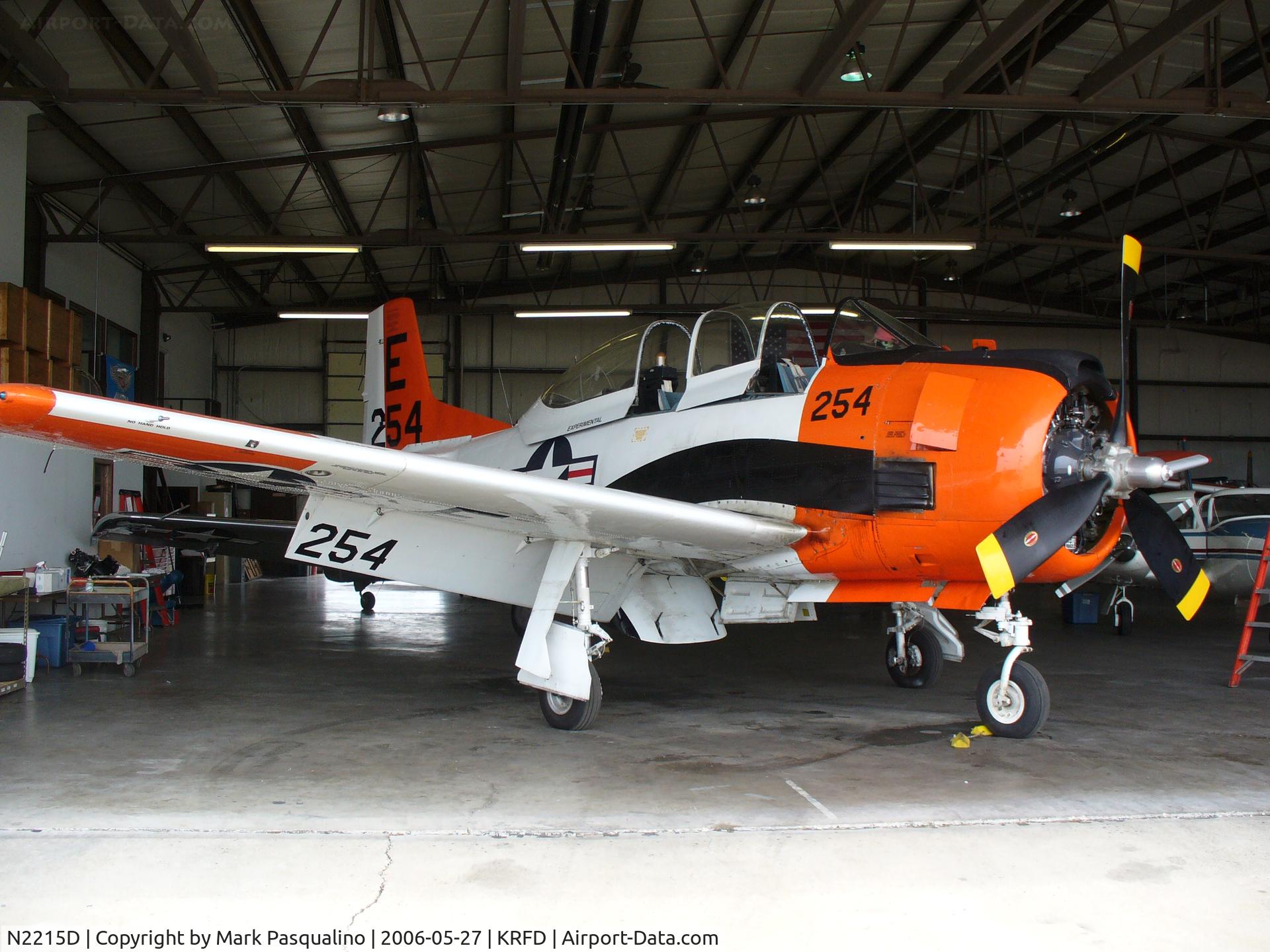 N2215D, 1957 North American T-28C Trojan C/N 252-44 (146281), North American T-28C