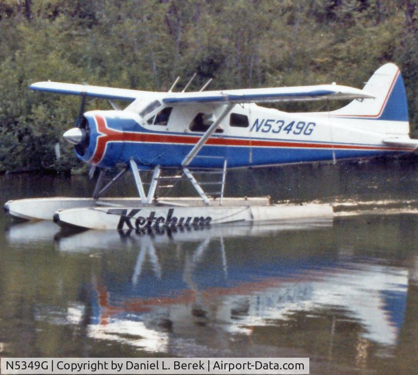 N5349G, 1956 De Havilland Canada DHC-2 Beaver C/N 812, Workhorse of Alaska:  A DeHavilland Canada Beaver pauses for reflection.