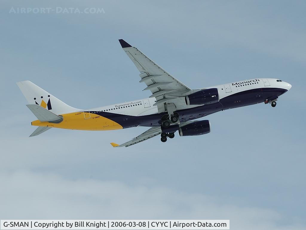 G-SMAN, 1999 Airbus A330-243 C/N 261, Lift off from 16 heading home to England