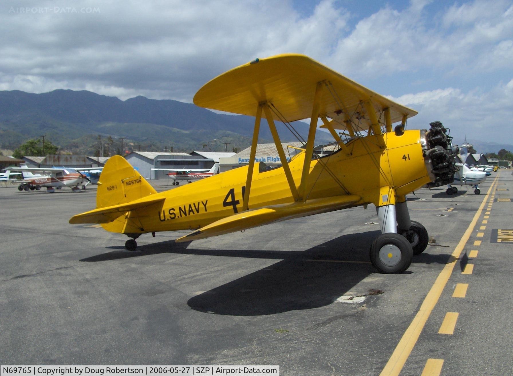 N69765, 1941 Boeing A75N1 (PT17) C/N 75-1044, 1941 Boeing Stearman A75N1 (PT-17 KAYDET) as N2S-1, Continental W670-5 220 Hp
