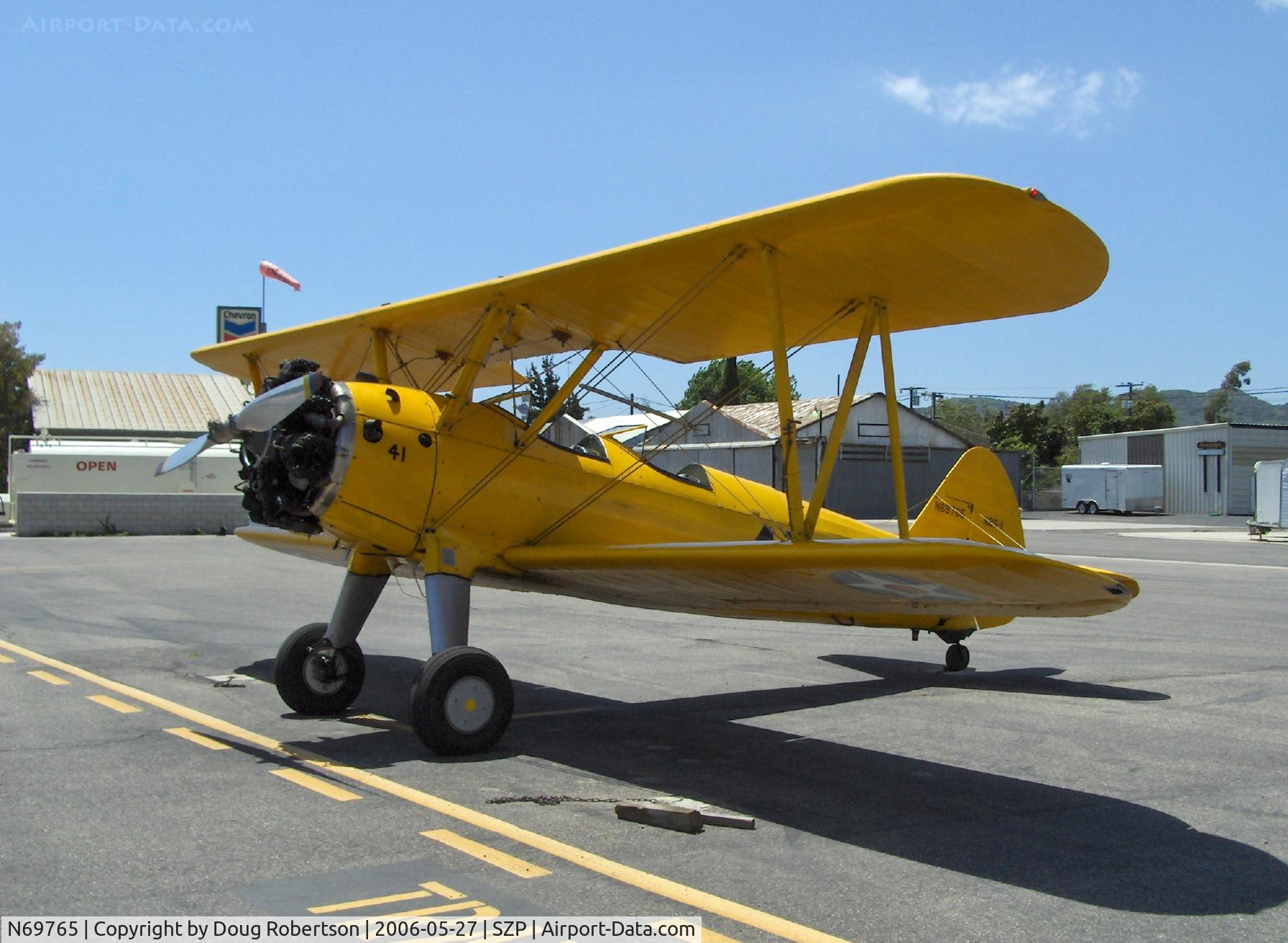 N69765, 1941 Boeing A75N1 (PT17) C/N 75-1044, 1941 Boeing Stearman A75N1 (PT-17 KAYDET) as N2S-1