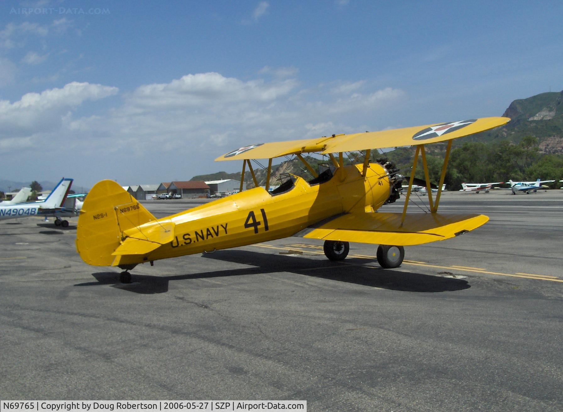 N69765, 1941 Boeing A75N1 (PT17) C/N 75-1044, 1941 Boeing Stearman A75N1, Continental W670-5 220 Hp