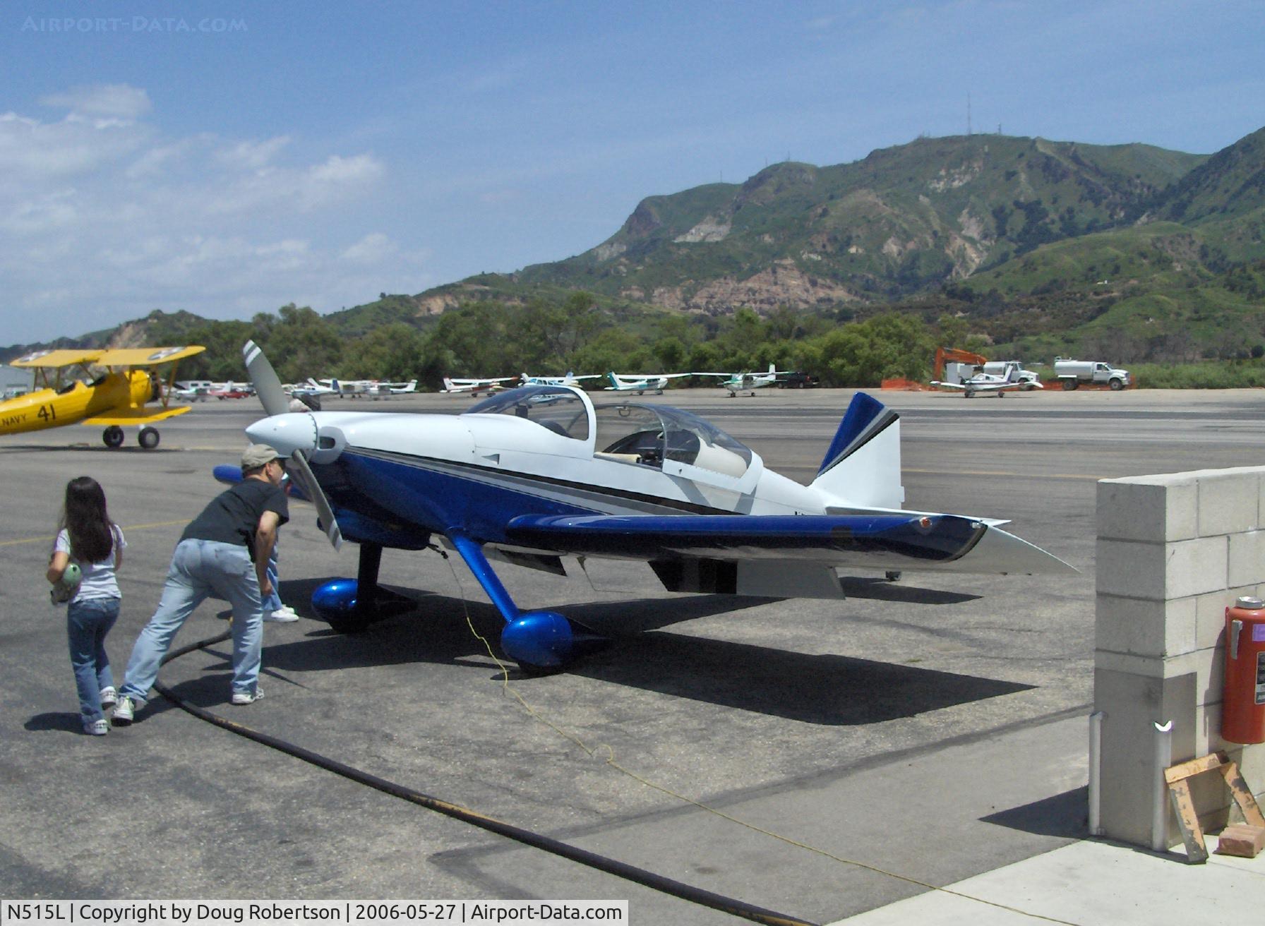 N515L, 2000 Vans RV-6 C/N 22923, 2000 Owens VAN'S RV-6, Lycoming O&VO-360