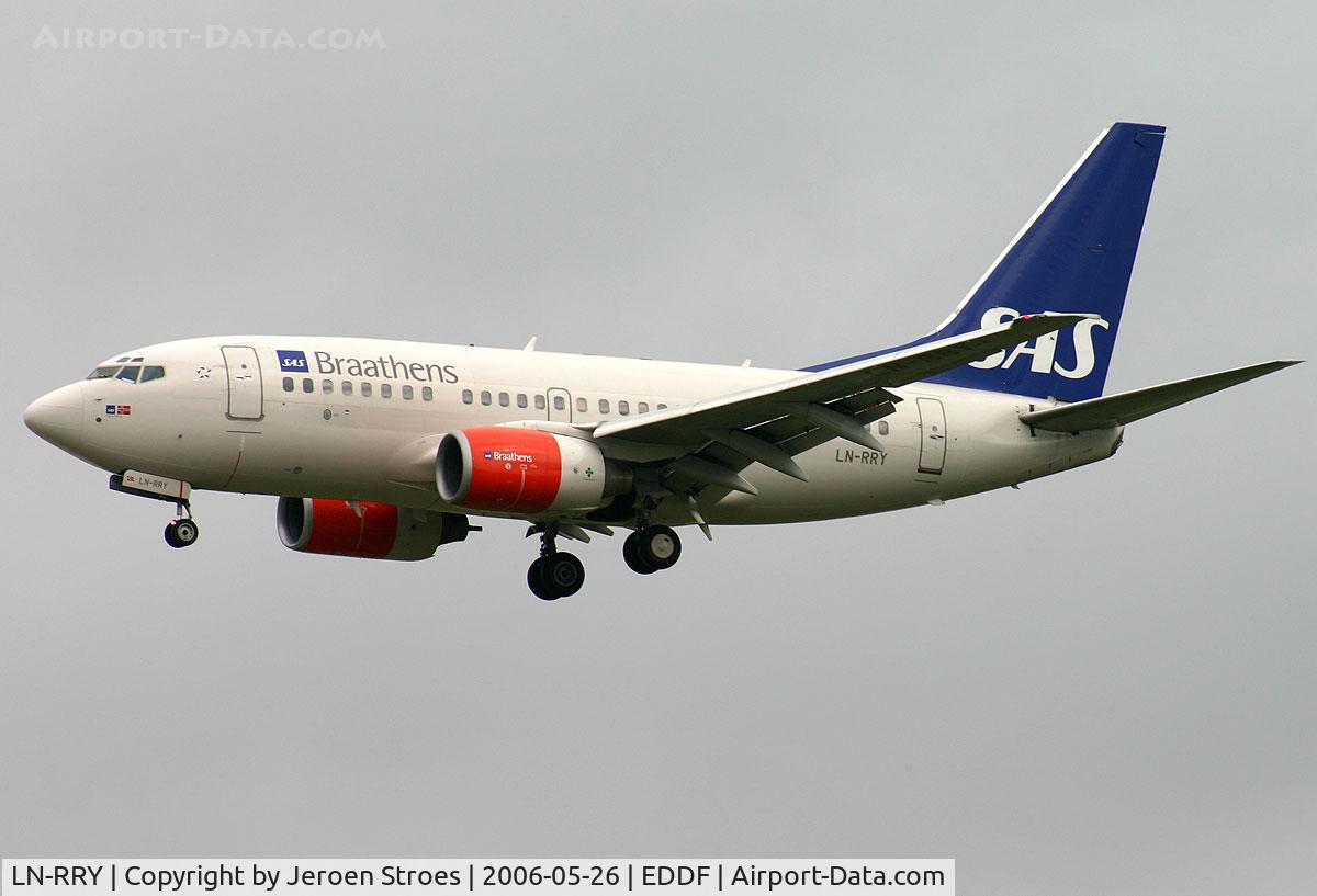 LN-RRY, 1998 Boeing 737-683 C/N 28297, Braathens titles/ Sas livery