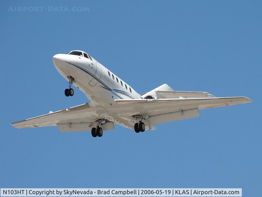 N103HT, 1986 British Aerospace BAe.125 Series 800A C/N 258074, Hallier Aviation / 1986 British Aerospace BAE 125 SERIES 800A