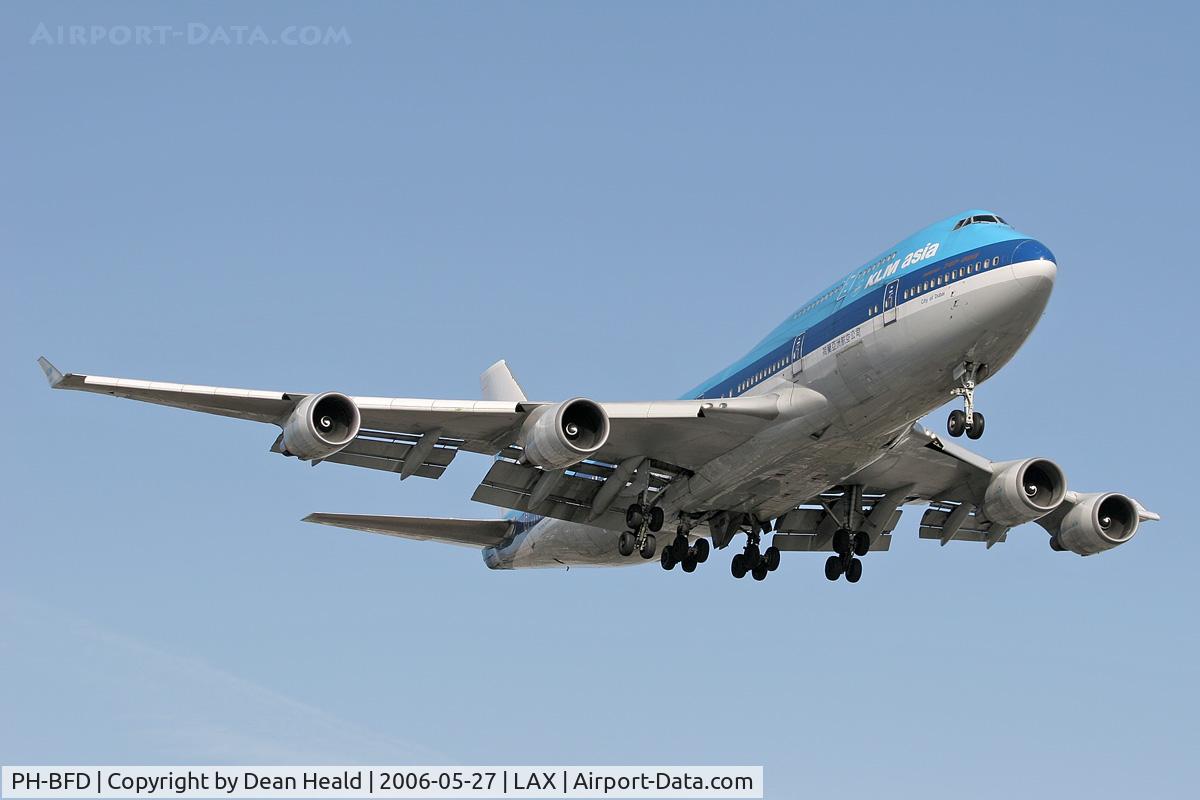PH-BFD, 1989 Boeing 747-406BC C/N 24001, KLM PH-BFD 