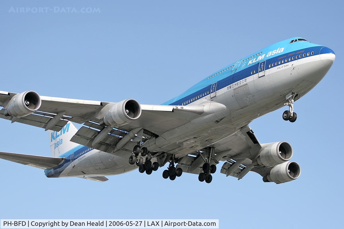 PH-BFD, 1989 Boeing 747-406BC C/N 24001, KLM PH-BFD 