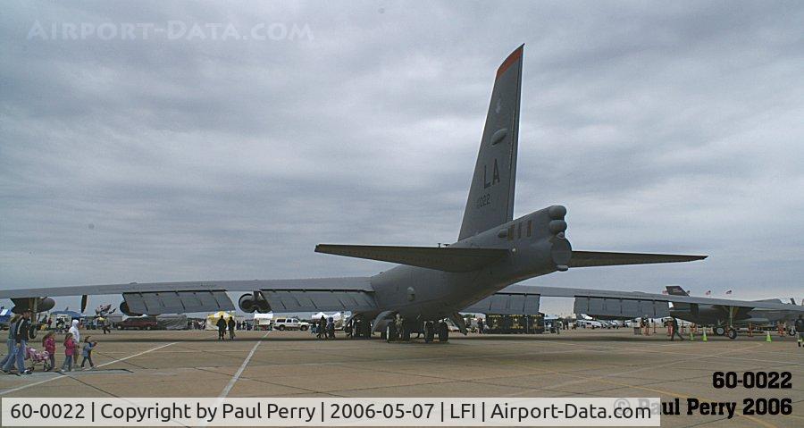 60-0022, 1960 Boeing B-52H Stratofortress C/N 464387, The now gunless aft of the venerable B-52