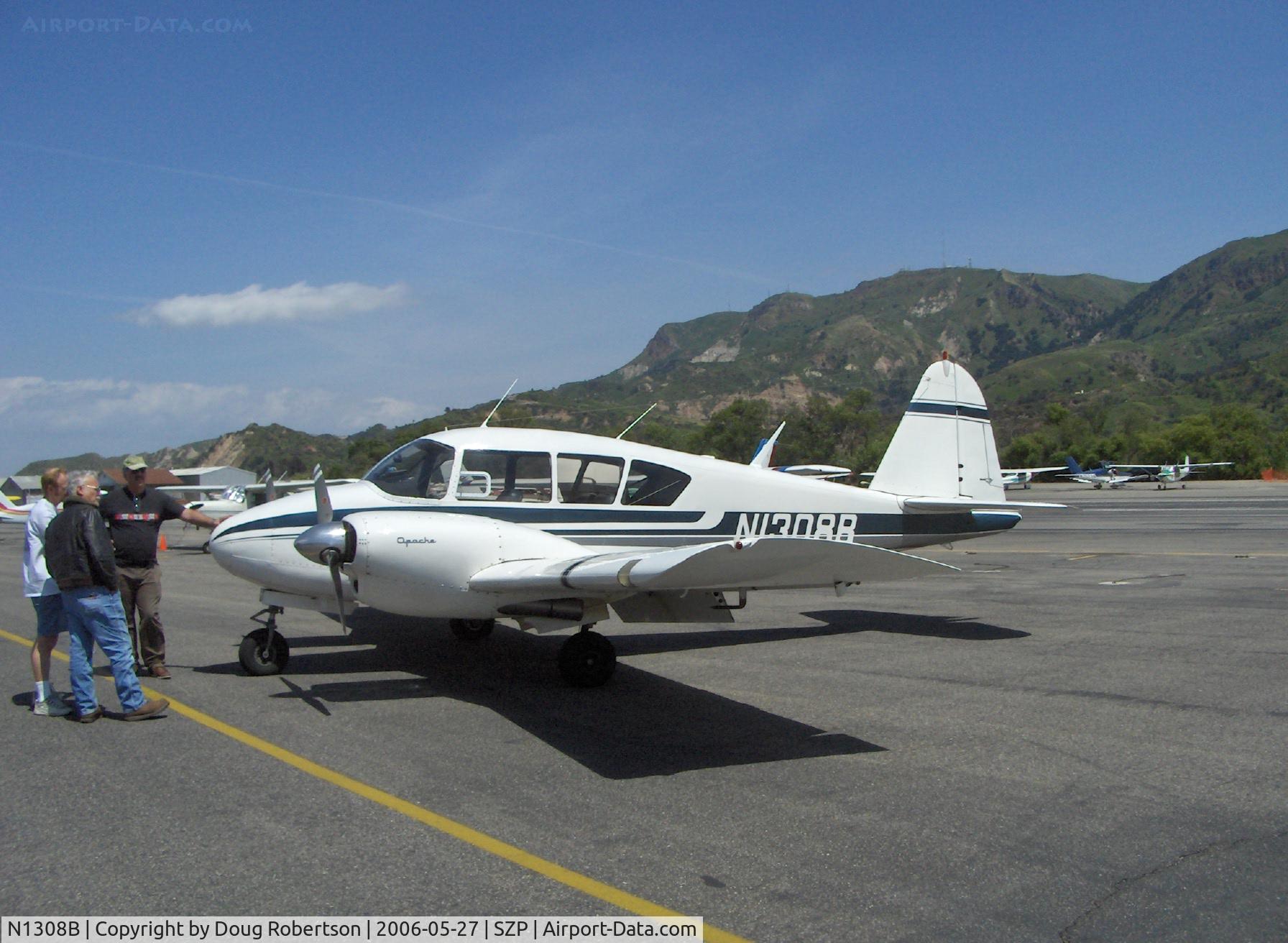 N1308B, 1955 Piper PA-23 C/N 23-340, 1955 Piper PA-23-150 APACHE, two Lycoming O-320 150 Hp
