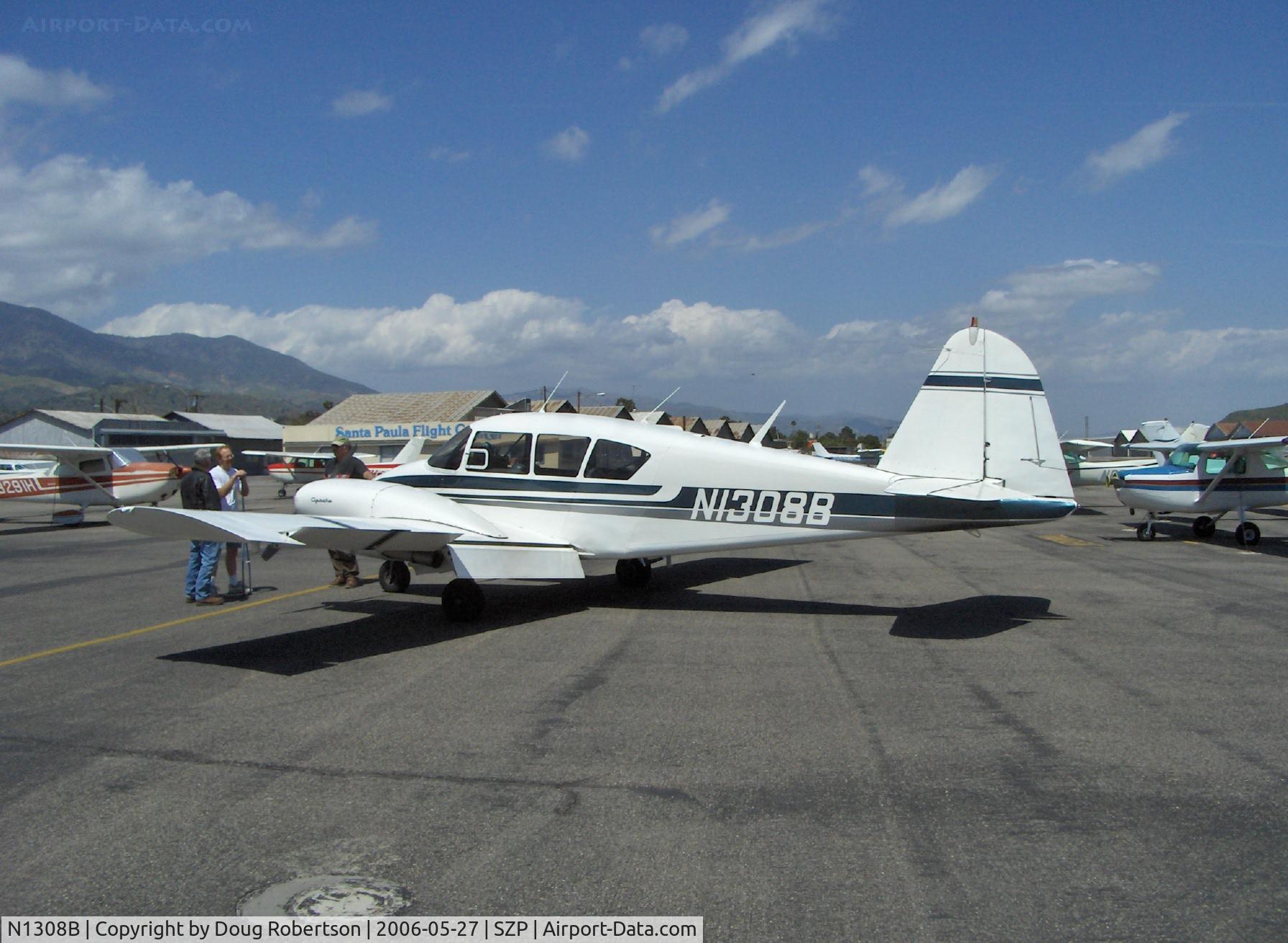 N1308B, 1955 Piper PA-23 C/N 23-340, 1955 Piper PA-23-150 APACHE, two Lycoming O-320 150 Hp