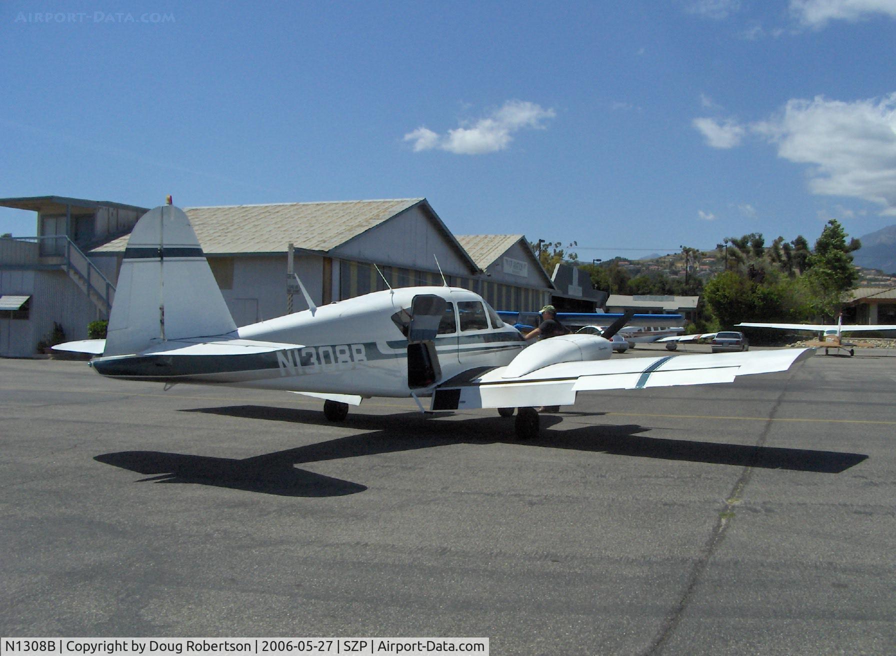 N1308B, 1955 Piper PA-23 C/N 23-340, 1955 Piper PA-23-150 APACHE, two Lycoming O-320 150 Hp, note large baggage access door