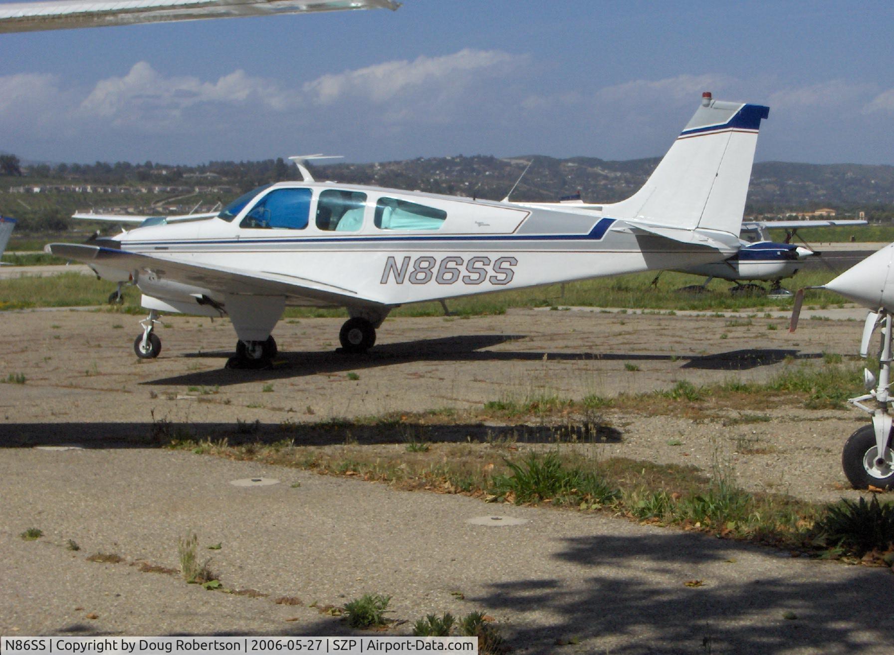 N86SS, 1968 Beech E33 Bonanza C/N CD-1142, 1968 Beech E33 BONANZA, Continental IO-470-K 225 Hp