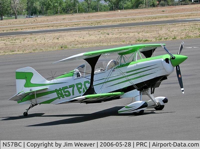 N57BC, 2001 Aviat Pitts S-2C Special C/N 6042, Photographed at Love Field, Prescott, AZ