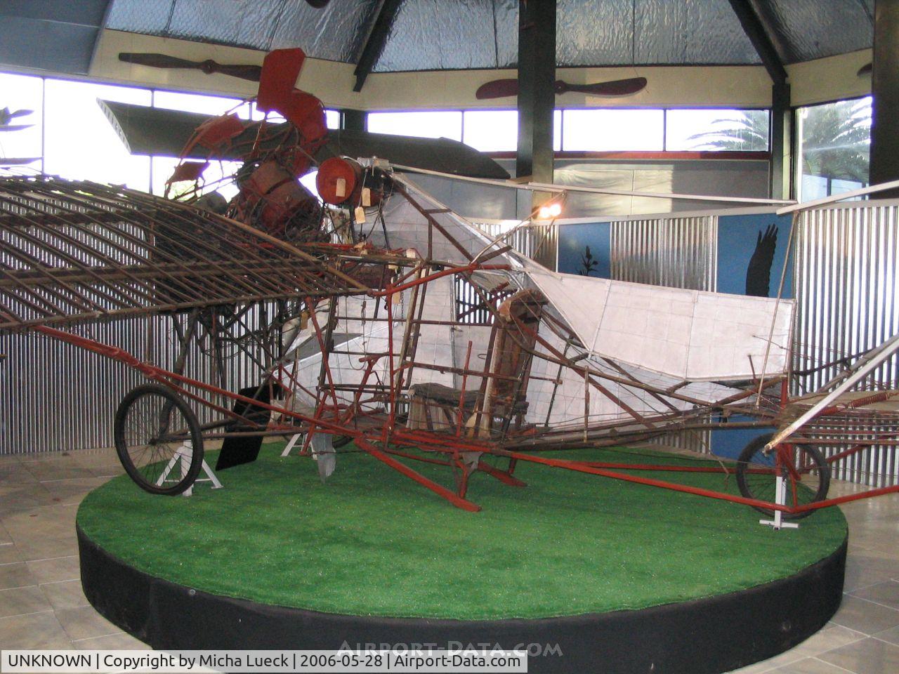 UNKNOWN, Miscellaneous Various C/N unknown, Richard Pearse's third aeroplane, built between 1928 and 1944. It actually never flew, although it had many features that are now incoporated in modern aircraft. Preserved at the Museum of Transport and Technology (MOTAT) in Auckland, New Zealand.