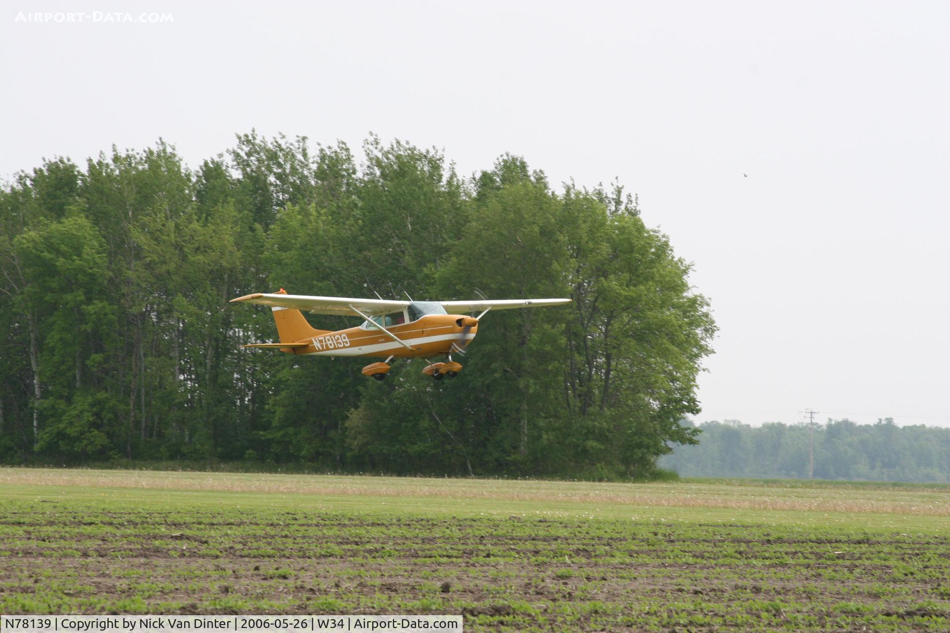 N78139, 1968 Cessna 172K Skyhawk C/N 17257497, 1968 C172K at Shioction, WI