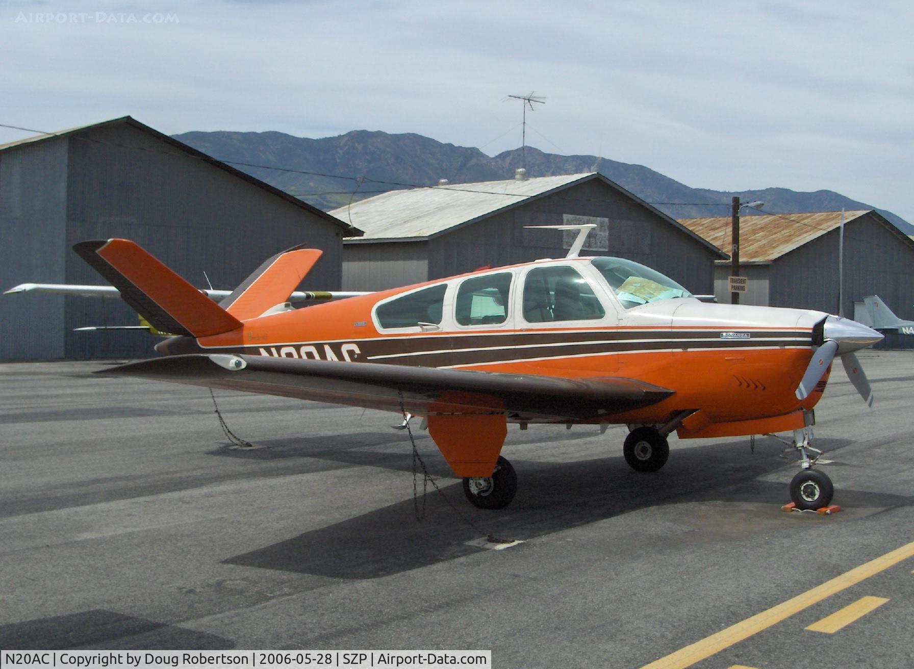 N20AC, 1972 Beech V35B Bonanza C/N D9371, 1972 Beech V35B BONANZA, Continental IO-520-B 285 Hp