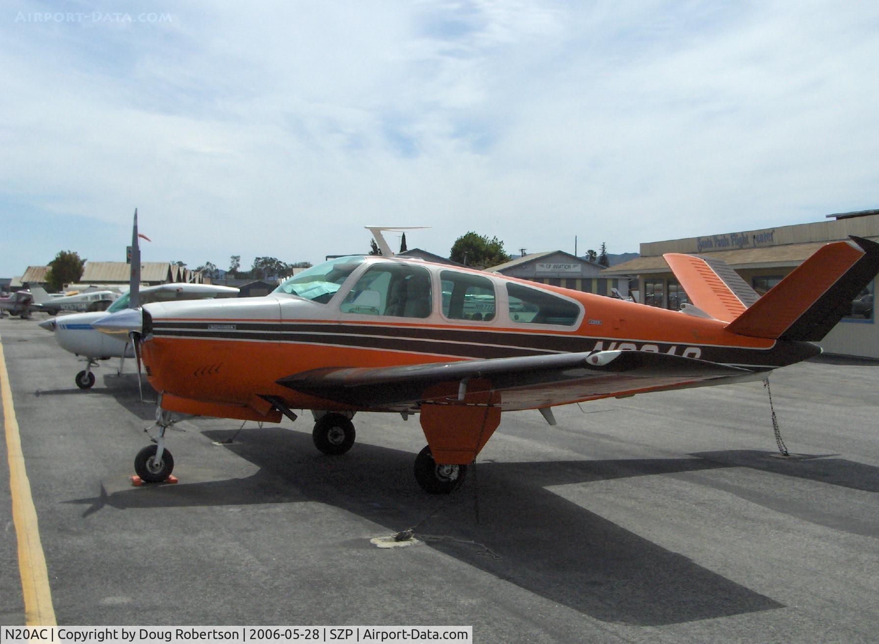 N20AC, 1972 Beech V35B Bonanza C/N D9371, 1972 Beech V35B BONANZA, Continental IO-520-B 285 Hp