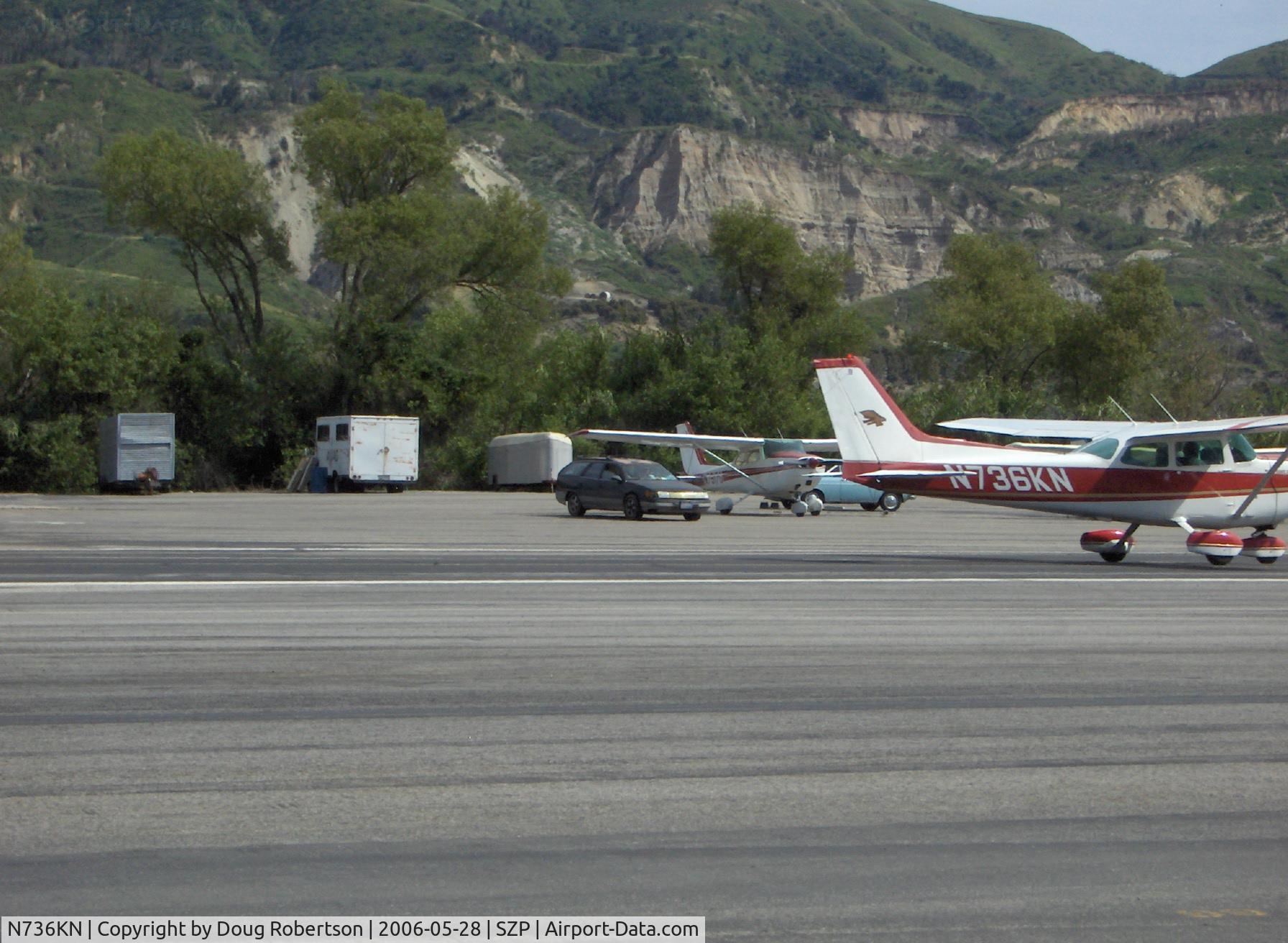 N736KN, 1977 Cessna R172K Hawk XP C/N R1722589, 1977 Cessna R172K HAWK XP II, Continental IO-360-K 195 Hp, 210 Hp by prop STC, Takeoff roll Runway 22