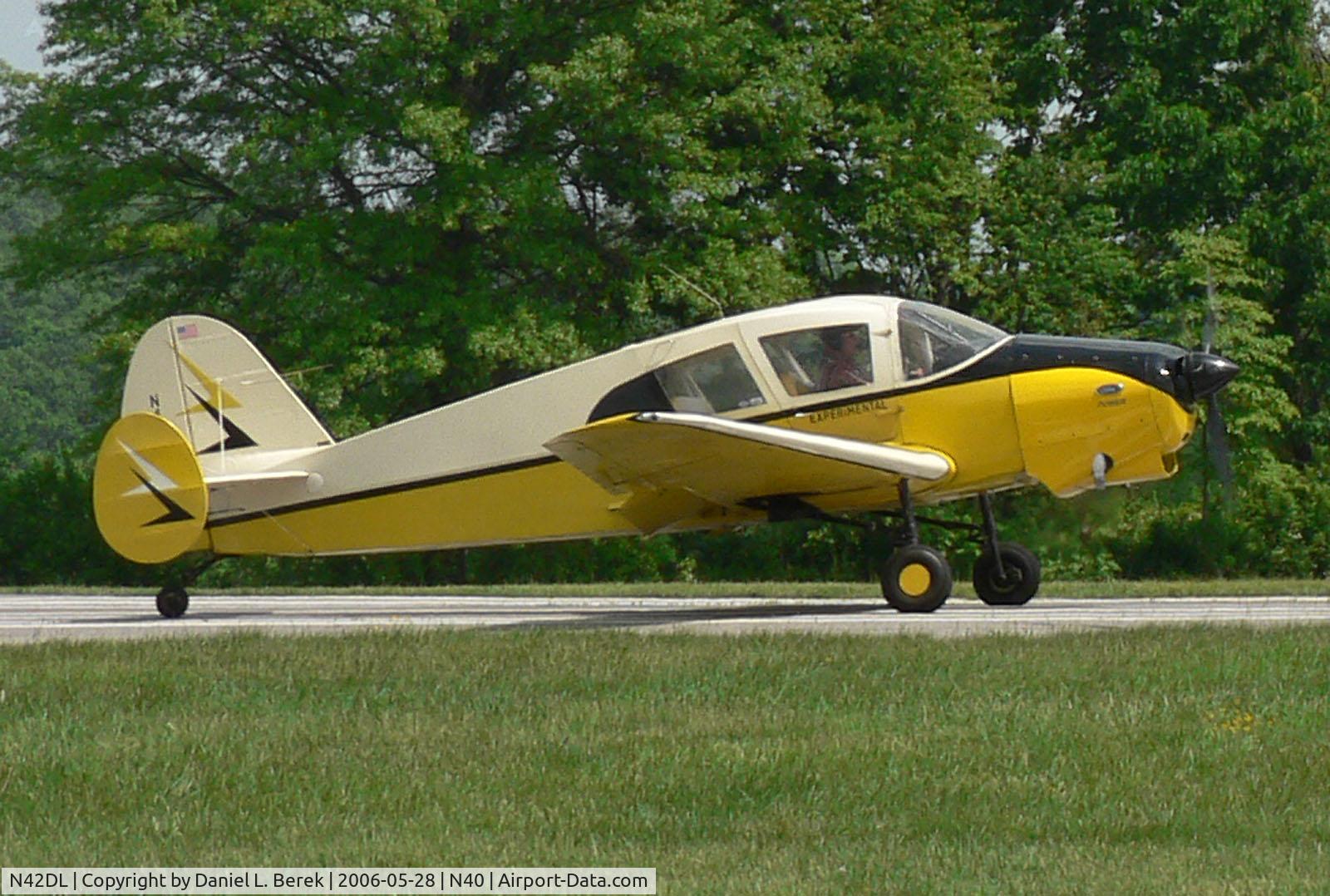 N42DL, 1993 Lance Dorrance B LANCE AERO C/N LA421, One of a kind!  This beautiful Lance Aero is seen about to take off from Sky Manor Airport, Pittstown, NJ.