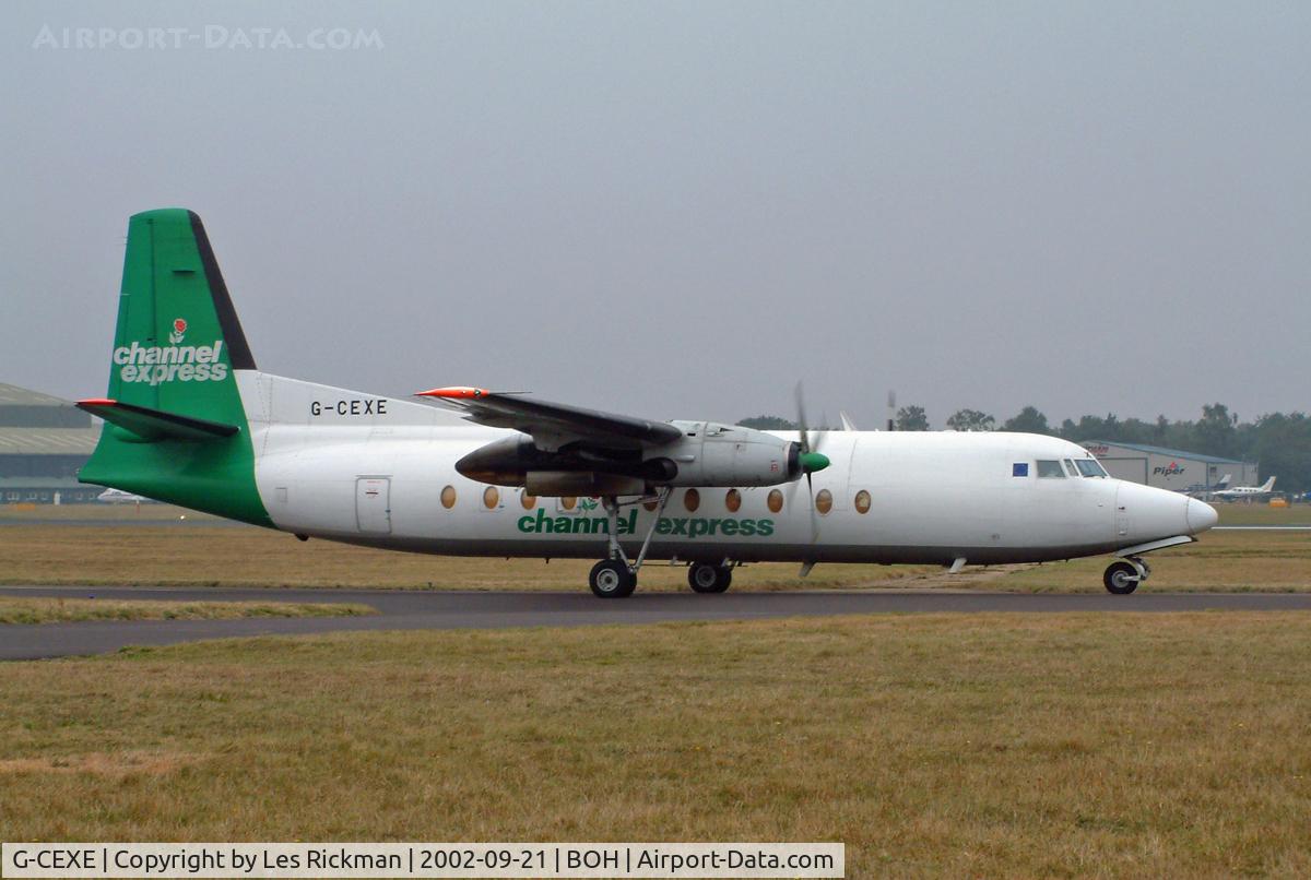 G-CEXE, 1983 Fokker F-27-500 Friendship C/N 10654, F27 Friendship Mk 500
