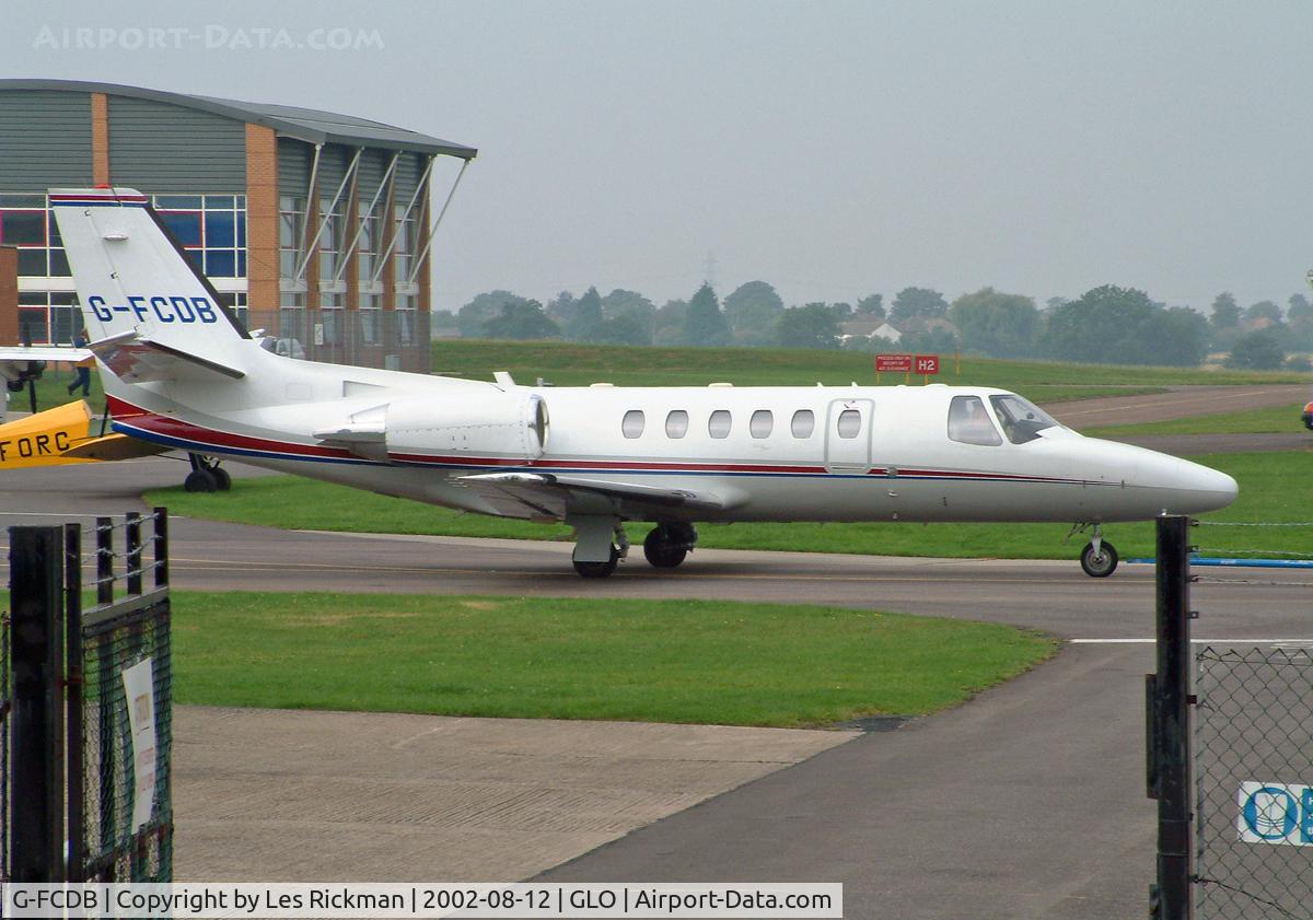 G-FCDB, 2001 Cessna 550 Citation Bravo C/N 550-0985, Cessna 550 Citation Bravo