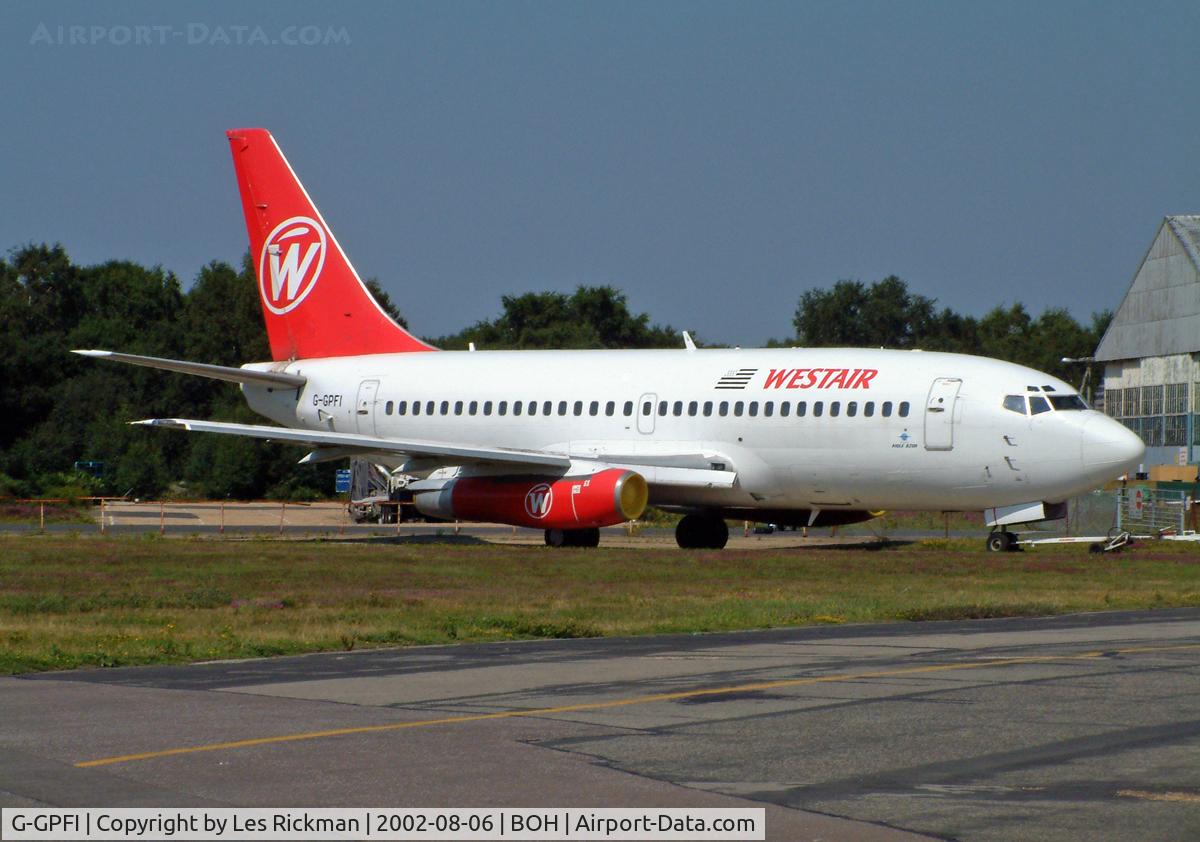G-GPFI, 1974 Boeing 737-229 C/N 20907, Boeing 737 229