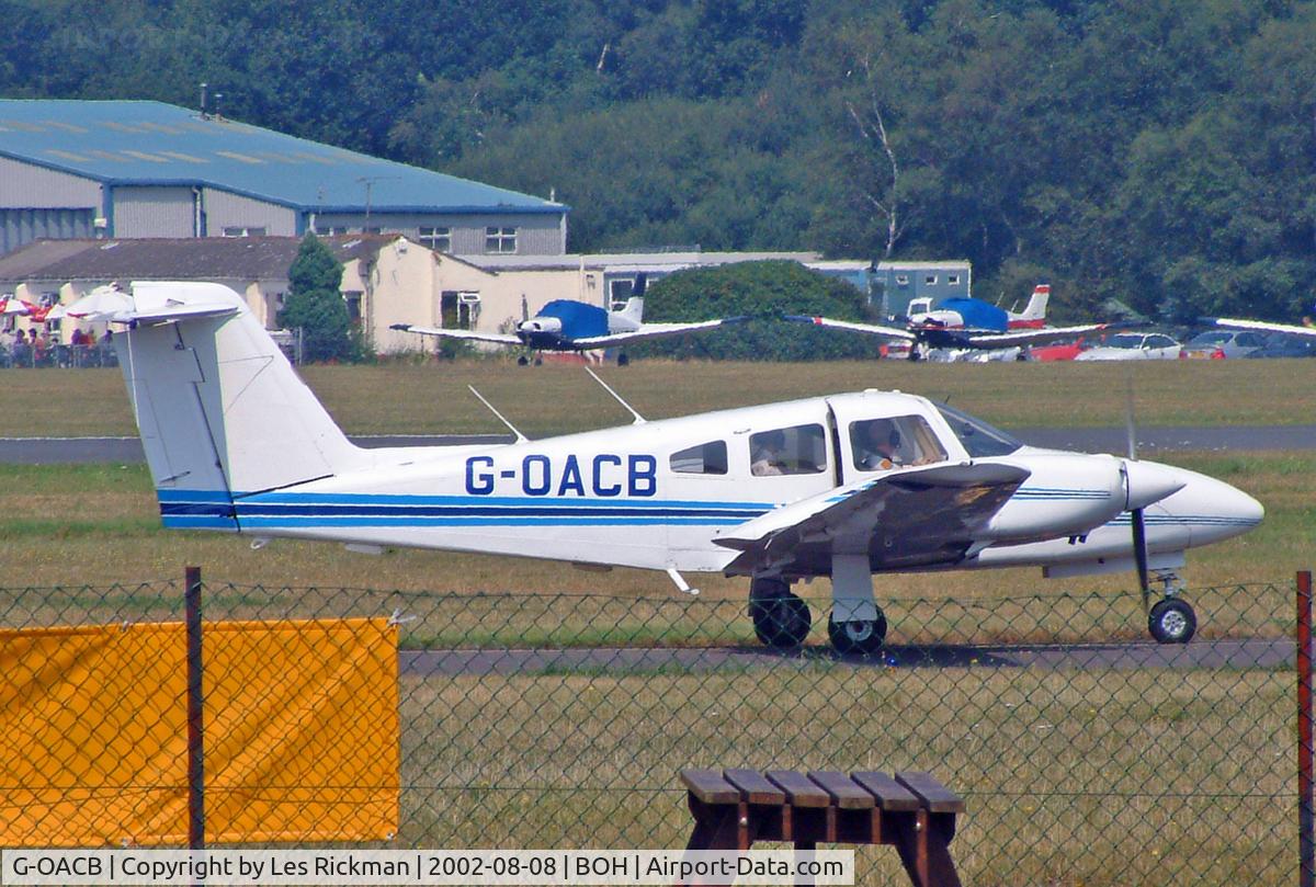 G-OACB, 1979 Piper PA-44-180 Seminole C/N 44-7995084, PA-44-180 Seminole