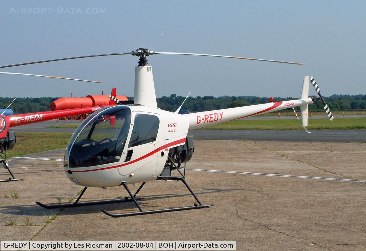 G-REDY, 2002 Robinson R22 Beta C/N 3402, Robinson R-22B