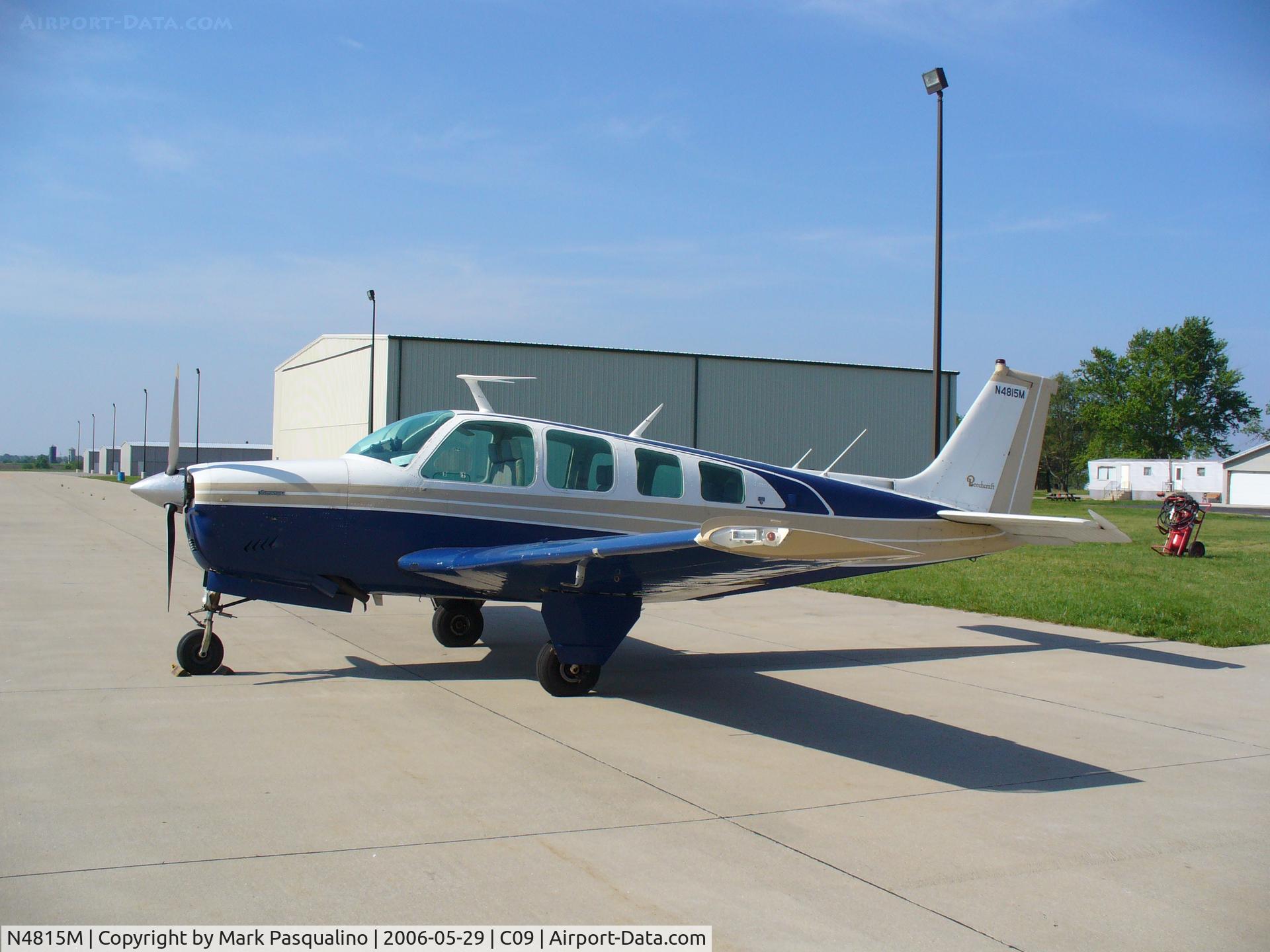 N4815M, 1978 Beech A36 Bonanza 36 C/N E-1266, Beech A36
