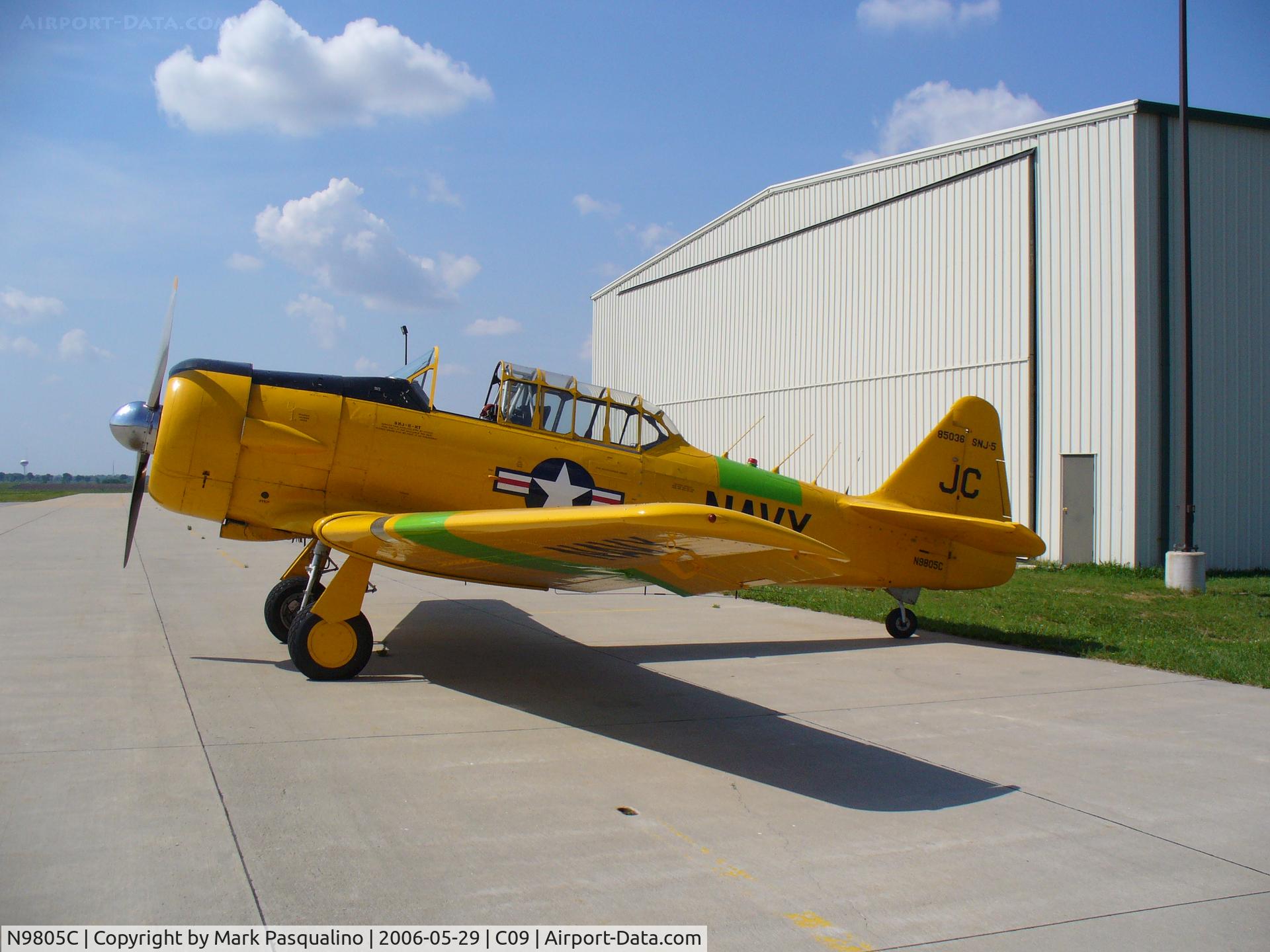 N9805C, 1945 North American SNJ-5B Texan C/N 85036, North American SNJ-5B