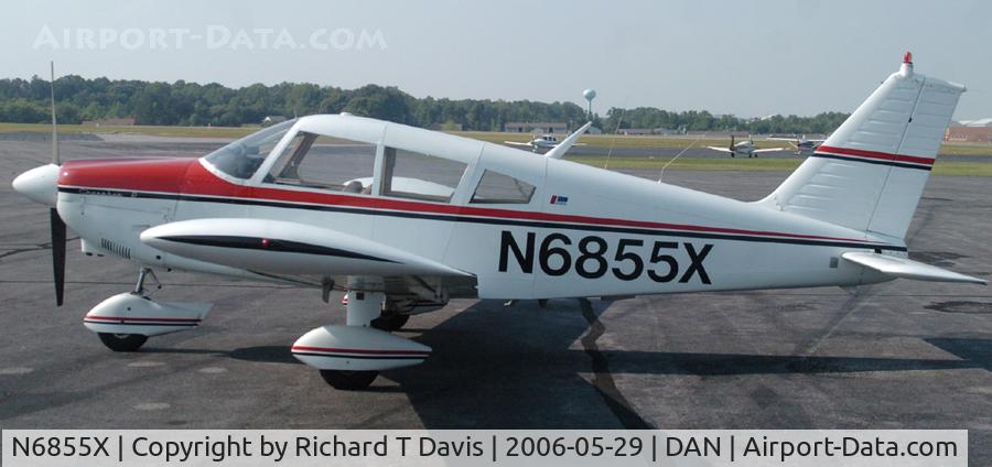 N6855X, 1968 Piper PA-28-180 C/N 28-4642, 1968 Piper PA-28-180 in Danville Va.