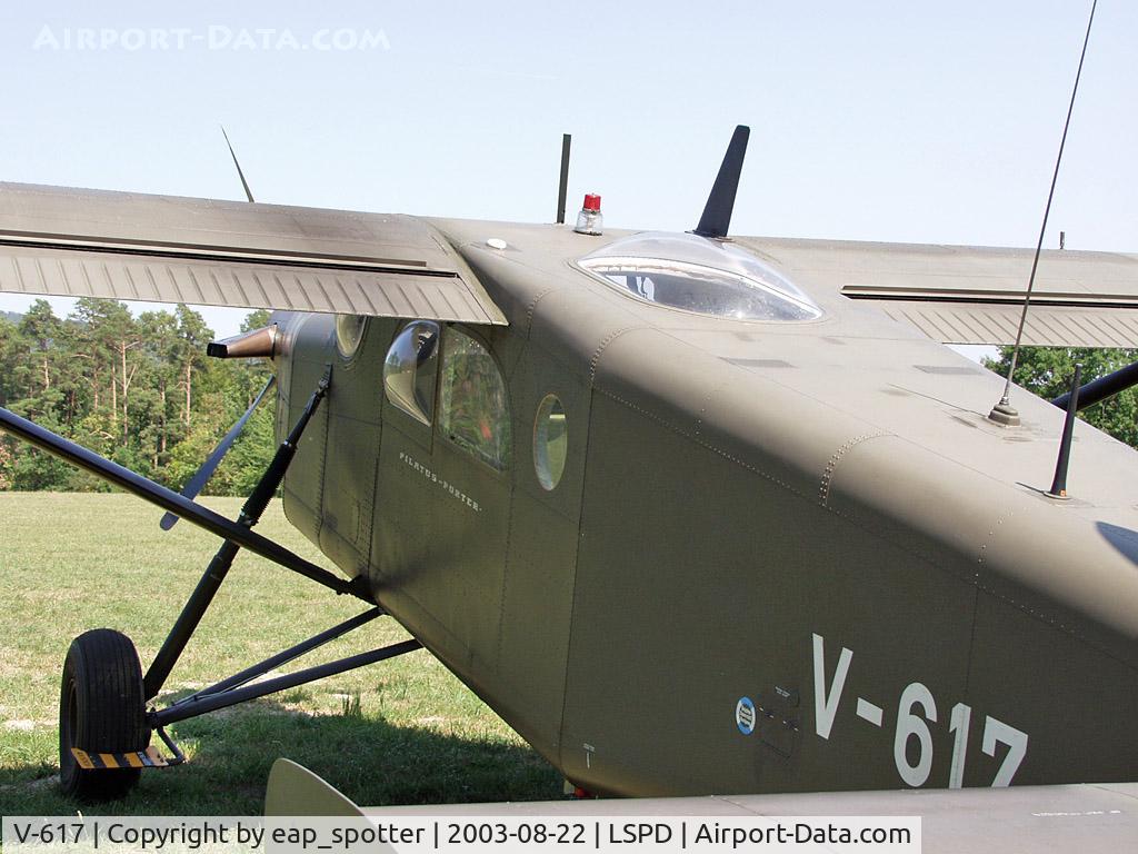 V-617, Pilatus PC-6/B2-H2M Turbo Porter C/N 640, Just arrived and parked now. Waiting for some instructions