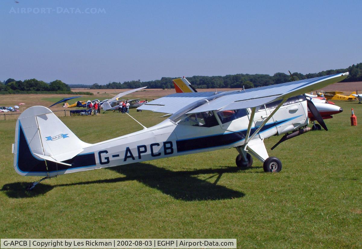 G-APCB, 1957 Auster J-5Q Alpine C/N 3204, J/5Q Alpine