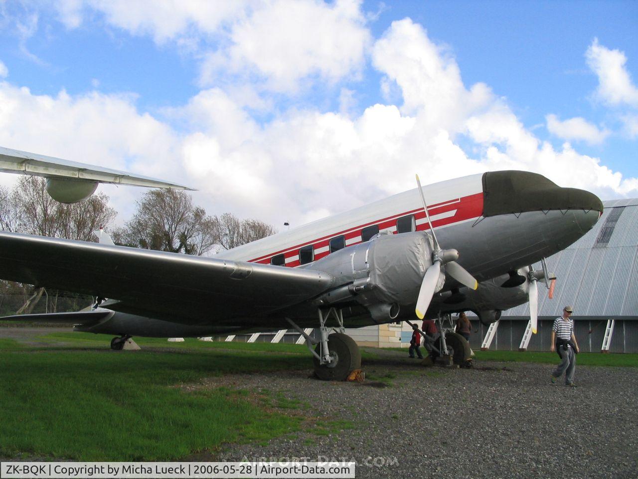 ZK-BQK, 1944 Douglas C-47B Skytrain C/N 16567/33315, DC 3, preserved at the Museum of Transport and Technology (MOTAT) in Auckland, New Zealand