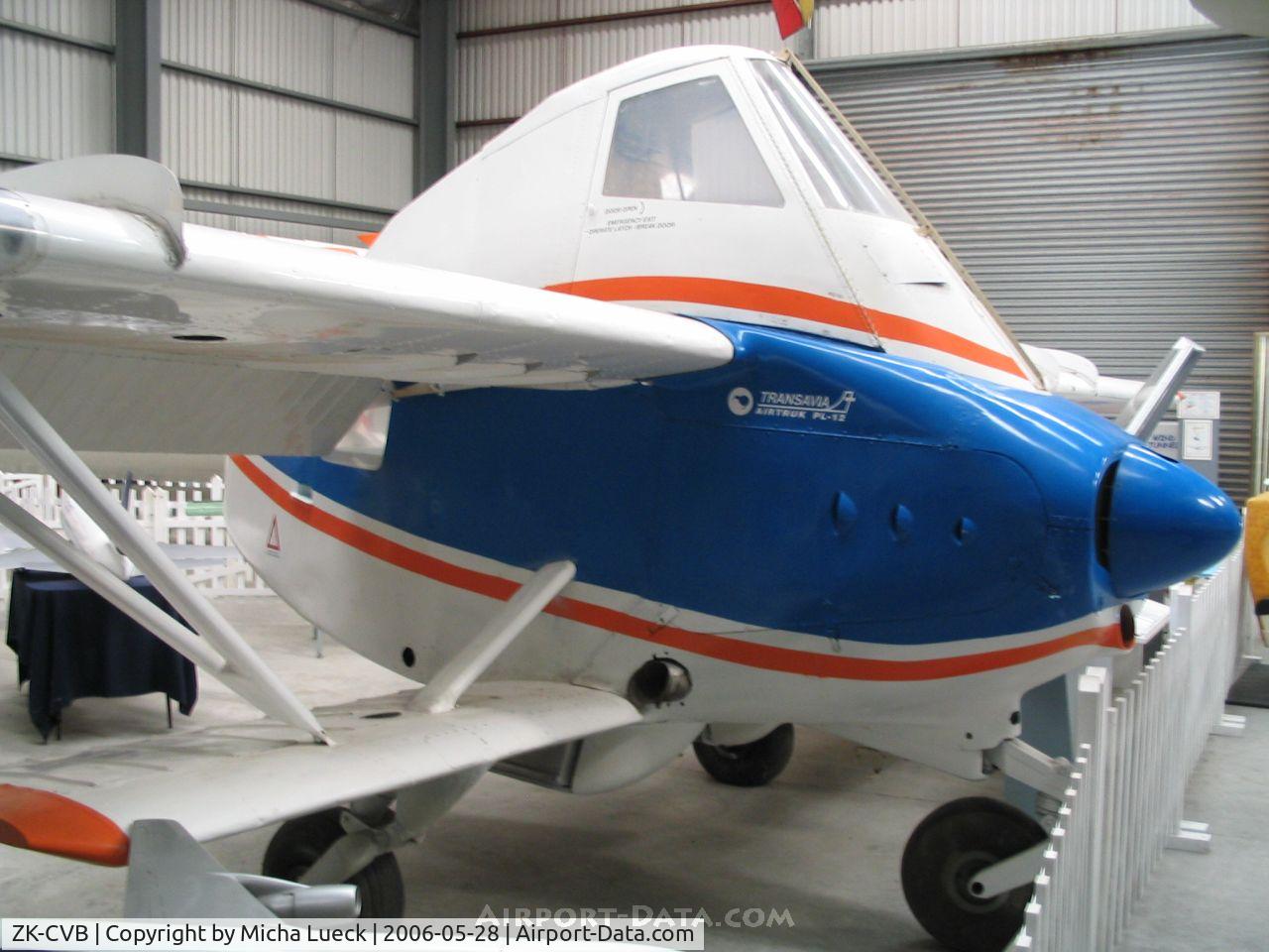 ZK-CVB, Transavia PL-12 Airtruk C/N 1, Transavia Airtruk PL-12 (cropduster), preserved at the Museum of Transport and Technology (MOTAT) in Auckland, New Zealand