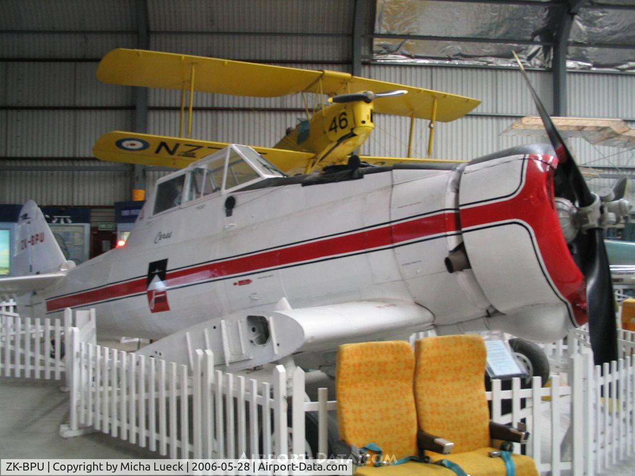 ZK-BPU, Commonwealth CA-28B Ceres C/N 4, Ceres Agricultural Aeroplane, preserved at the Museum of Transport and Technology (MOTAT) in Auckland, New Zealand