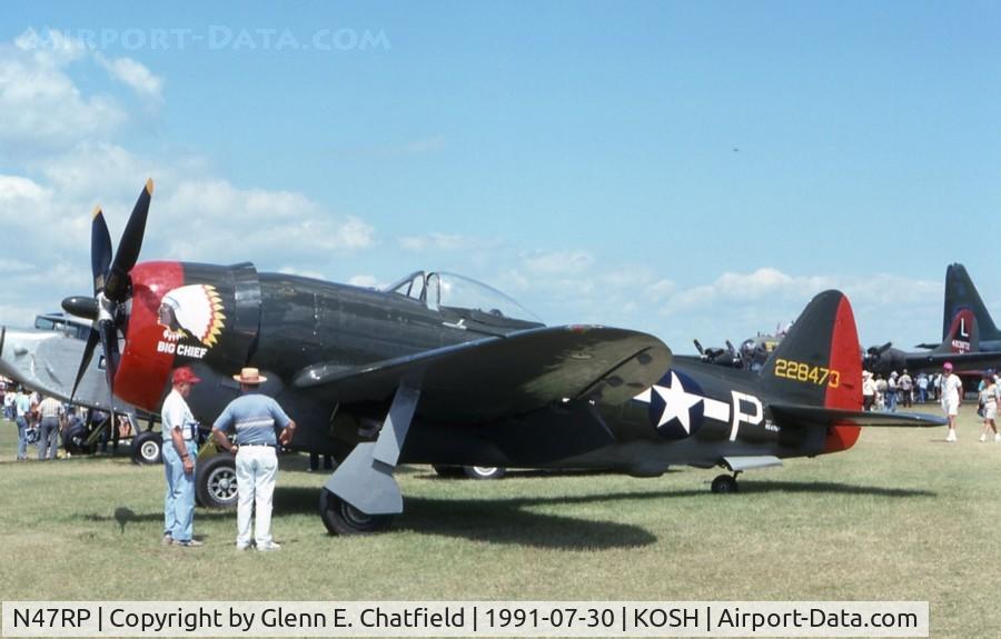 N47RP, 1945 Republic P-47D Thunderbolt C/N 399-55744, At the EAA Fly In