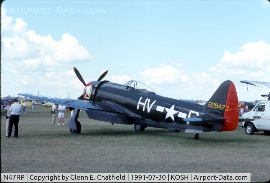 N47RP, 1945 Republic P-47D Thunderbolt C/N 399-55744, At the EAA Fly In