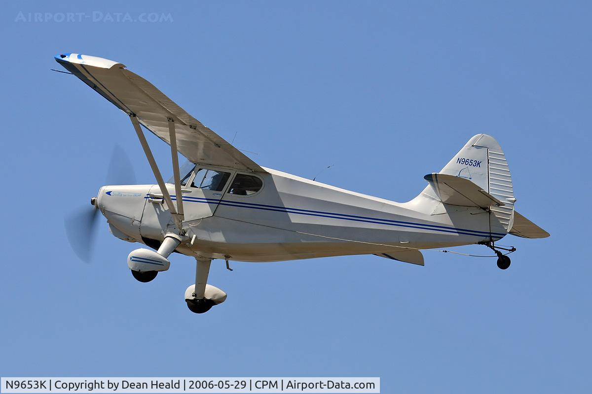 N9653K, 1947 Universal Stinson 108-2 C/N 108-2653, Universal Stinson 108-2 