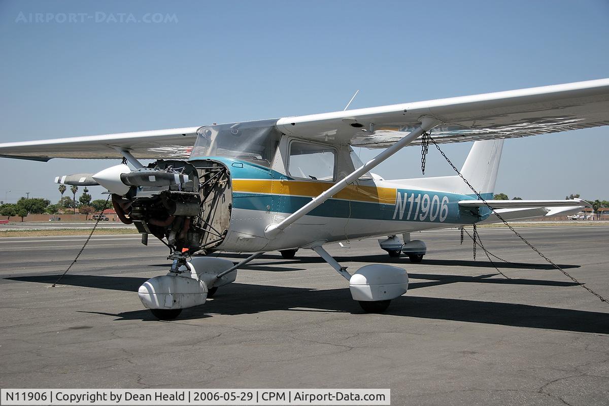 N11906, 1974 Cessna 150L C/N 15075701, Cessna 150L N11906 parked at Compton Municipal Airport.
