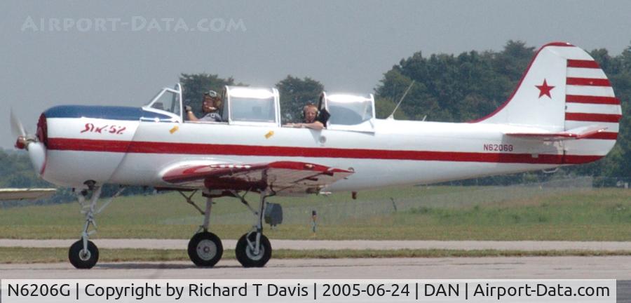 N6206G, 2008 Cessna T206H Turbo Stationair C/N T20608889, 1981 YAK-52 just landed in Danville Va.